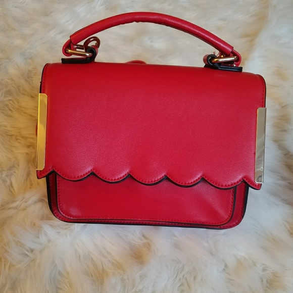 SOLD❤Detachable straps Red Handbag❤ - Picture 4 of 5